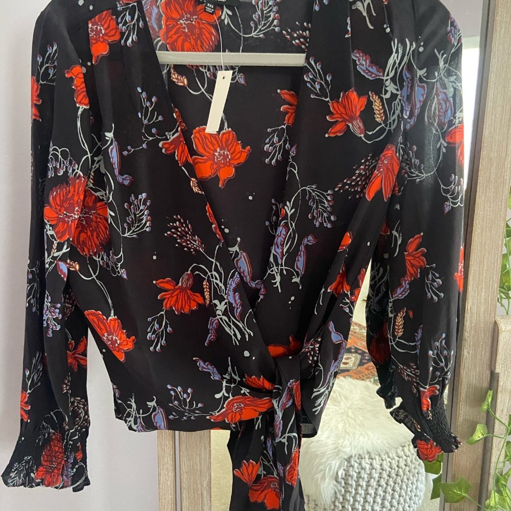 Madewell Floral Top